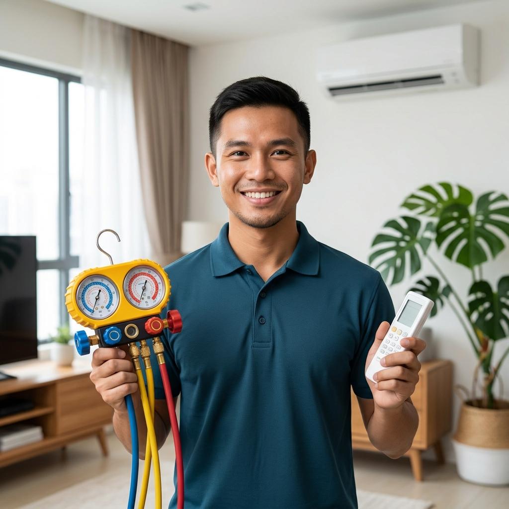 Amirul, Senior Cleaning & Servicing Specialist at AJ Cooler Aircond Puchong